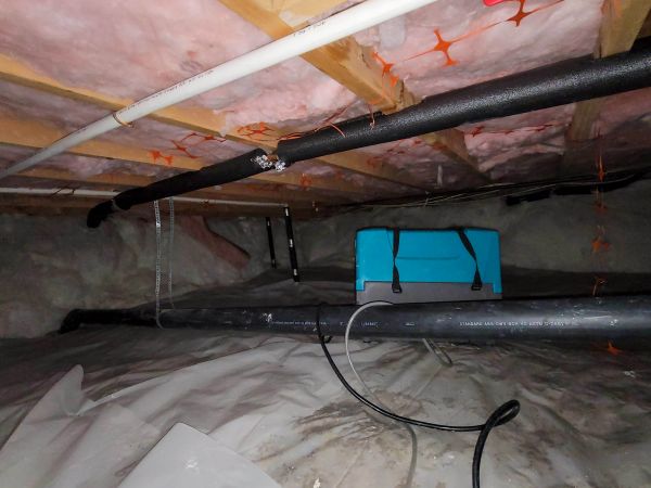 Crawl Space Water Remediation in Elk Grove
